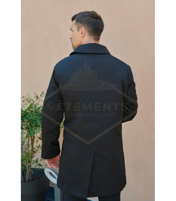 TRENCH NOIR AVEC DOUBLURE AMOVIBLE